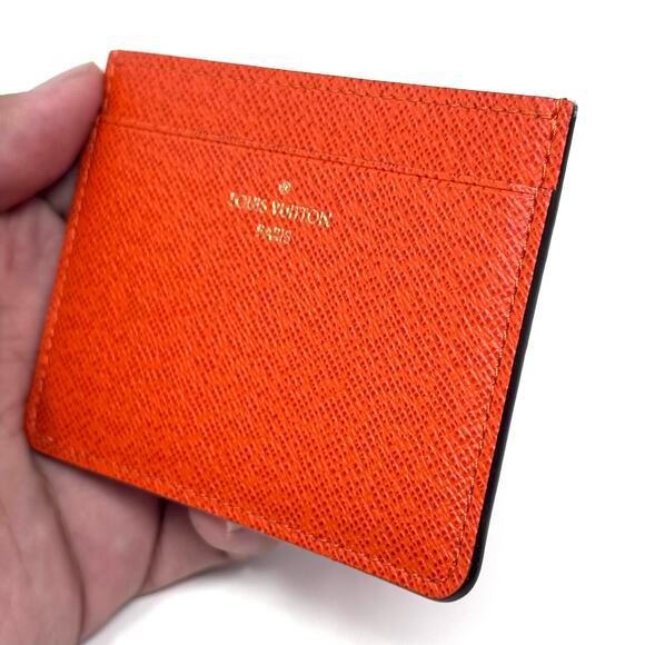 Louis Vuitton Orange Cardholder Wallet - Picture 4 of 11